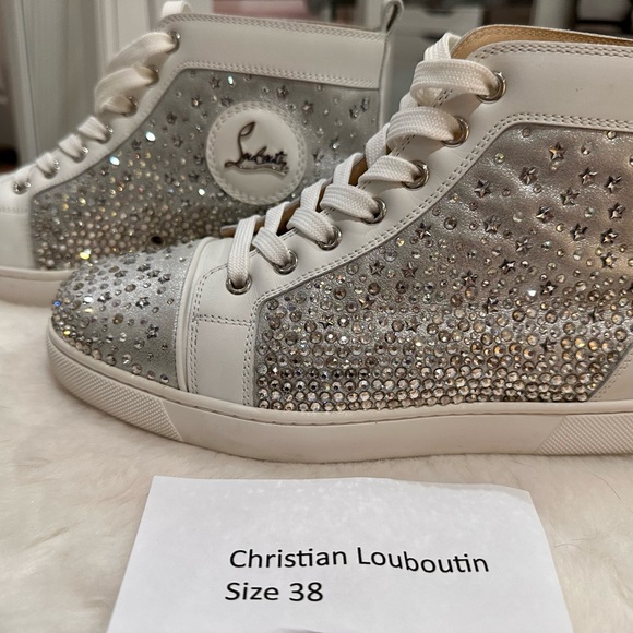 CHRISTIAN LOUBOUTIN] Louis Woman Strass Flat size 38